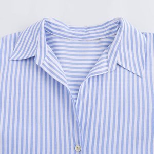 SHENZHU 2026 Nuova Collezione Primavera Donna - Camicia Elegante e Versatile a Righe <span class=keywords><strong>con</strong></span> <span class=keywords><strong>Bottoni</strong></span> e Colletto a Maniche Lunghe 8855853 - Product Image 4