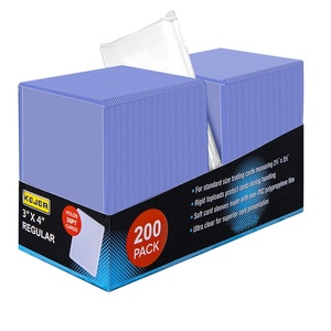Fundas para tarjetas, cargadores superiores para tarjetas, cargador superior de plástico duro de 35PT, protectores de tarjetero de béisbol - Product Image 2