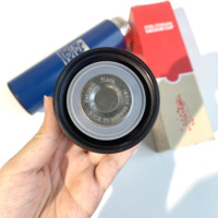 Thermo Designer à double paroi Rappel de marqueur de temps avec affichage de température LED Flacon à vide Bouteille d'eau intelligente en acier inoxydable