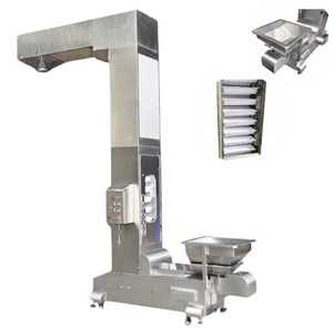 ระบบสายพานลำเลียงแนวตั้งแบบลูกสูบพร้อมถังลิฟต์สแตนเลสสำหรับยกอาหารเม็ดจำนวนมาก - Product Image 2