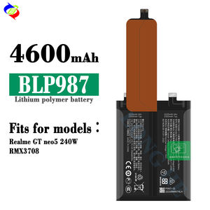Batería Original BLP987 4600mAh para Realme GT Neo5 240W RMX3708 Baterías para Teléfonos Móviles - Product Image 1