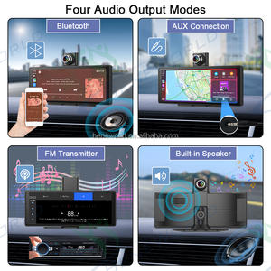 Lecteur multimédia de voiture Android Auto Carplay 10,26 pouces avec écran tactile, double caméra avant <span class=keywords><strong>4K</strong></span> et arrière 1080P, certifié CE RoHS - Product Image 4