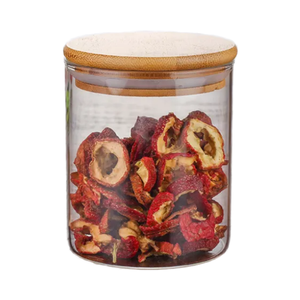 Juego de Recipientes de <span class=keywords><strong>Vidrio</strong></span> Borosilicato de Alta Calidad Sunshine Export con <span class=keywords><strong>Tapa</strong></span> de Bambú, 10 oz, para Almacenamiento de Alimentos en la Cocina, Importado para Azúcar - Product Image 3