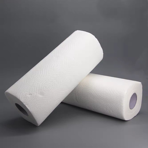 Embossed Soft Eco-Friendly Washable 1 Ply <b>Kitchen</b> <b>Paper</b> Towels Heavy Duty Disposable Rolls Oil Water Absorbent Home Use - Product Image 4
