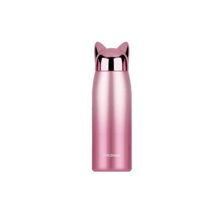 Boccetta elegante del bicchiere della bottiglia di acqua delle orecchie di gatto sveglie, tazza di viaggio inossidabile di Thermos di vuoto - Product Image 3