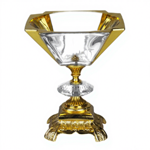 Ensemble de bols à fruits en verre écologiques de conception <span class=keywords><strong>italienne</strong></span> Bogema, qualité supérieure pour les fêtes - Product Image 1