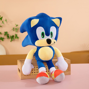 ตุ๊กตาเม้าส์การ์ตูนอะนิเมะเฮดจ์ฮ็อกซุปเปอร์โซนิคข้ามพรมแดน  งานปักตาข่าย  ขนาดกลาง ขายส่ง - Product Image 4