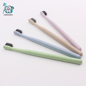 Cepillo de Dientes de Paja de Trigo con Cerdas Suaves, Biodegradable, Manual, para Adultos - Product Image 3