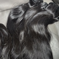 Lots de Cheveux Humains Bouclés Naturels Noirs Birmans, Cheveux Indiens Bruts à Double Trame, Cheveux Humains Bruts Cambodgiens de Qualité Supérieure avec Cuticules Alignées
