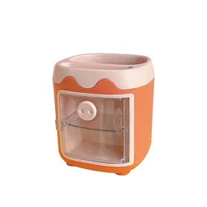 Dễ Thương Vui <span class=keywords><strong>Pig</strong></span> Phim Hoạt Hình Nhựa Đài Phun Nước Bút Chì Chủ Bàn Văn Phòng Make-up Organizer Set Cup Vui <span class=keywords><strong>Pig</strong></span> Anime Phong Cách Cho Trẻ Em - Product Image 1