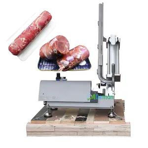 bagged meat tightening sealing machine Beef mutton roll filler and clipper machine food chicken bag clipping and tying machine