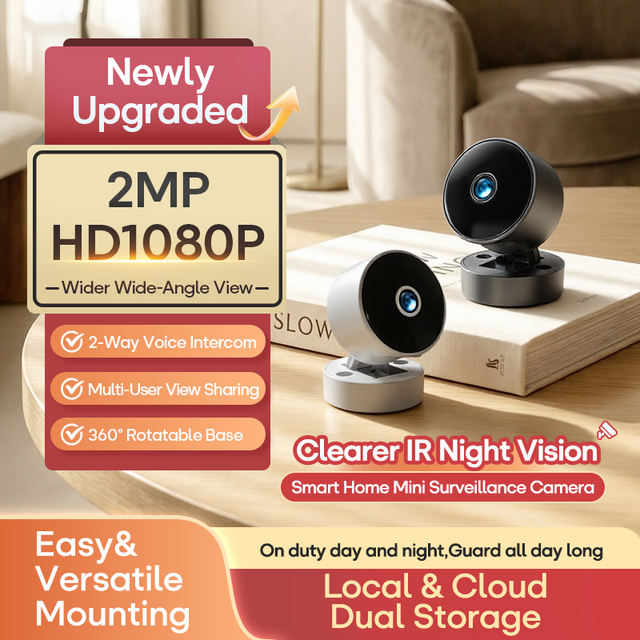 CWISION 1080P HD Smart IP Home Security Pet Baby Monitor Camera WIFI Wireless Indoor Mini Camera De Surveillance Built Battery