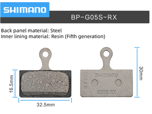 Pastillas de Freno de Disco <span class=keywords><strong>Shimano</strong></span> J02A G05S J05A para <span class=keywords><strong>Shimano</strong></span> <span class=keywords><strong>XT</strong></span> Deore SLX XTR, Recubiertas de Resina, Disipación de Calor, Pastillas de Freno para Bicicleta - Product Image 3