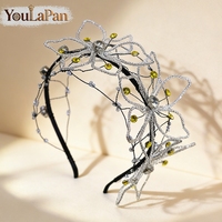 YouLaPan – chaîne de cheveux en diamant pour mariage, bracelet fait à la main, style extrêmement simple, accessoires pour cheveux pour femmes, pour banquet et fête, YXA197