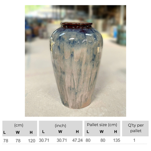 Florero de cerámica hecho a mano de alta calidad Diseño único para interiores y exteriores Fábrica OEM ODM en Vietnam-Macetas y jardineras - Product Image 2