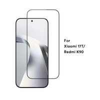 Protection d'écran anti-rayures à couverture intégrale 9H pour Redmi K90, verre trempé sans bulles