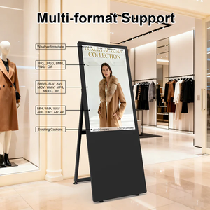 Affichage numérique d'intérieur de 32 pouces, écran publicitaire <span class=keywords><strong>sur</strong></span> pied, <span class=keywords><strong>Android</strong></span> 11, haute luminosité, pour la promotion en centre commercial et en magasin - Product Image 5