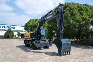 2024year <b>New</b> Brand Hyundai HW210 Wheel Excavators 21tons Hydraulic <b>Earth</b>-moving Machinery <b>New</b> Hyundai HW210 Wheel Excavators - Product Image 2