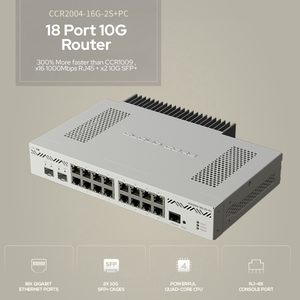 Ikroroik CCR2004-16G-2S + igC 16 Gigabit <span class=keywords><strong>2</strong></span> Gigabit ORT ptical ORT Mart outer CCR2004-16G-2S exterior + PC - Product Image 2