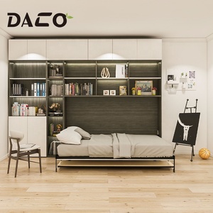 Hot Bán Gas Piston Hệ Thống Tường Giường Tiết Kiệm Không Gian Đồ Nội Thất Phần Cứng <span class=keywords><strong>Murphy</strong></span> Giường Với Bàn Ngang - Product Image 3