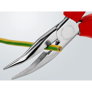 Knipex 40° <b>bent</b> <b>nose</b> <b>pliers</b> and side cutters for mechanics, 200mm - Product Image 2