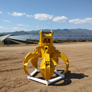 อุปกรณ์เสริมรถตักล้อยางแบบสกิดสเตียร์ลดราคาสำหรับการสั่งซื้อครั้งแรก, ตัวจับแบบกรงเล็บไฮดรอลิกแบบหมุนได้, ตัวจับแบบหลายแถบ, ตัวจับแบบวาล์วหลายทาง - Product Image 4