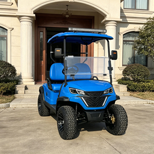 Voiturette <span class=keywords><strong>de</strong></span> golf électrique <span class=keywords><strong>de</strong></span> luxe 6 places, <span class=keywords><strong>toit</strong></span> personnalisable couleur ciel étoilé, bande LED, coffre arrière, <span class=keywords><strong>espace</strong></span> supplémentaire, batterie au lithium - Product Image 3