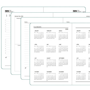 2026-2030 A5 CuộN lịch trình Cuốn Sách Tiếng Anh kế hoạch cuốn sách Tiếng anh lịch hàng tuần kế hoạch lịch trình cuốn sách - Product Image 5