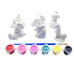 Kits de figurines de plâtre, fée et licorne, bricolage artisanal, coloriage, figurines - Product Image 3
