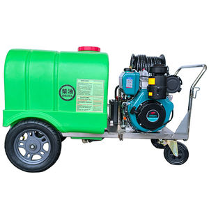 LICHI Nouvelle machine de nettoyage de canalisations diesel - <span class=keywords><strong>Nettoyeur</strong></span> <span class=keywords><strong>haute</strong></span> <span class=keywords><strong>pression</strong></span> avec débit de 7,9 GPM, réservoir d'eau de 300 L et pompe - Product Image 1