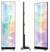 Schermo LED P2 Mobile per Pubblicità Interna, Display Digitale Autoportante per Eventi di Marketing, Negozi e Centri Commerciali