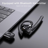 Auriculares Inalámbricos BT 5.4 con Micrófono para Llamadas Manos Libres, Cancelación de Ruido, Resistentes al Agua IPX4, 48 Horas de Reproducción, Auriculares Empresariales YYK-526