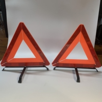Accessoires de voiture 2024 Offre Spéciale Triangle d'avertissement 43cm Réfléchissant d'Urgence Pliable