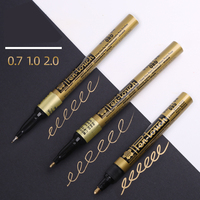 4 couleur 0.7/1.0/2.0MM Pointe Sakura Peinture Marqueur Stylo Joint Timbre Couleurs Peinture Marqueur Stylo