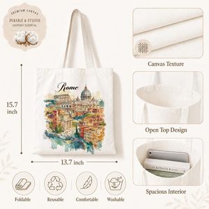 <span class=keywords><strong>Bolsa</strong></span> <span class=keywords><strong>de</strong></span> Lona Urbana, <span class=keywords><strong>Bolsa</strong></span> <span class=keywords><strong>de</strong></span> Compras Reutilizable para el <span class=keywords><strong>Trabajo</strong></span>, Viajes, Regalo con Diseño <span class=keywords><strong>de</strong></span> Paisaje Urbano para Amigos - Product Image 3