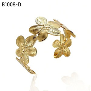 Amy Amy Flower <b>Cuff</b> <b>Bracelet</b> <b>Silver</b> Plated Alloy Women's Jewelry Gift B1008 - Product Image 3