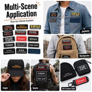 Lote de Parches Bordados con Frases Sarcásticas y Divertidas para Motociclistas, Texto Insano para Garaje, Termoadhesivos o para Coser - Product Image 2