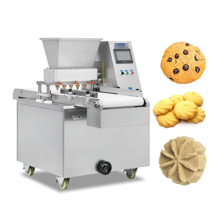 Stainless steel small mini automatic cookies making machine price