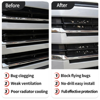 Grille de protection anti-insectes LC300 2022-2025, protection de radiateur, écran anti-insectes, kit complet sans perçage pour Toyota Land Cruiser