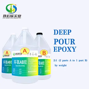 Best Selling Newest Design Industrial AB Glue OEM Clear Liquid Deep Pour Curing Epoxy Resin Free Shipping