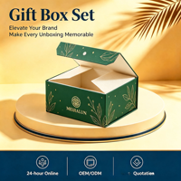 Boîte cadeau magnétique personnalisée à couvercle rabattable, emballage en carton rigide avec fermeture magnétique puissante pour bijoux et cosmétiques