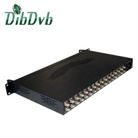 16 DVB-S2 de syntoniseur avec fonction de clé BISS au récepteur satellite de passerelle IP pour les environnements de diffusion de télévision par câble