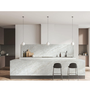 TMZ Haute Qualité 7006 Taj Mahal Extra PD Quartz Artificiel Blanc Poli Design Moderne pour Revêtement Mural, Sol, Plan de Travail et Plan Vasque d'Hôtel - Product Image 4