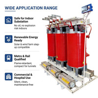 Transformateur de type sec à bonne conductivité et connexion sécurisée, certifié CE (sécurité européenne)