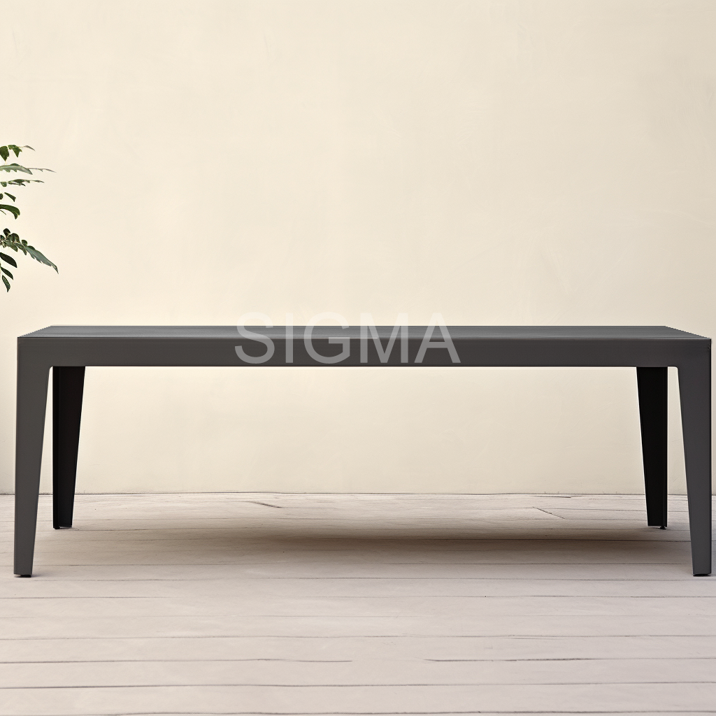 Outdoor Aluminum Custom Modern Metal Aluminum Dining Chair Aluminum Outdoor Furniture Dining Set For Villa Hotel Patio