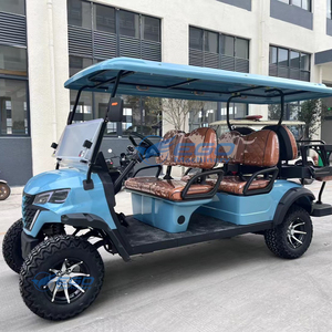 Voiturette de golf électrique de luxe 48V à 6 places, moteur 5KW, chariot de tourisme en métal avec pièces de rechange pour voiturette de golf - Product Image 3