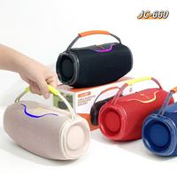 JC660 Caja de Altavoz Hifi, Altavoz Portátil, Bocinas Portátiles, Altavoz Inalámbrico Bluetooth con LED Nuevo