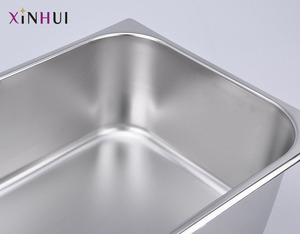 Bandeja GN de Acero Inoxidable de Alta Calidad en Todos los Tamaños, Contenedor Gastronómico, Plato de Acero Inoxidable para Servicio de Alimentos para Hoteles y Restaurantes - Product Image 5