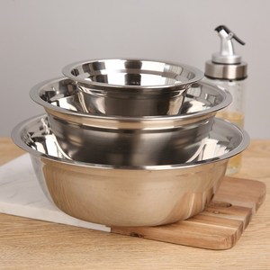 Design moderne 14 cm en acier inoxydable 201 ensemble de bols à mélanger en usine-bol à fruits/légumes/salade en métal épais poli écologique - Product Image 2