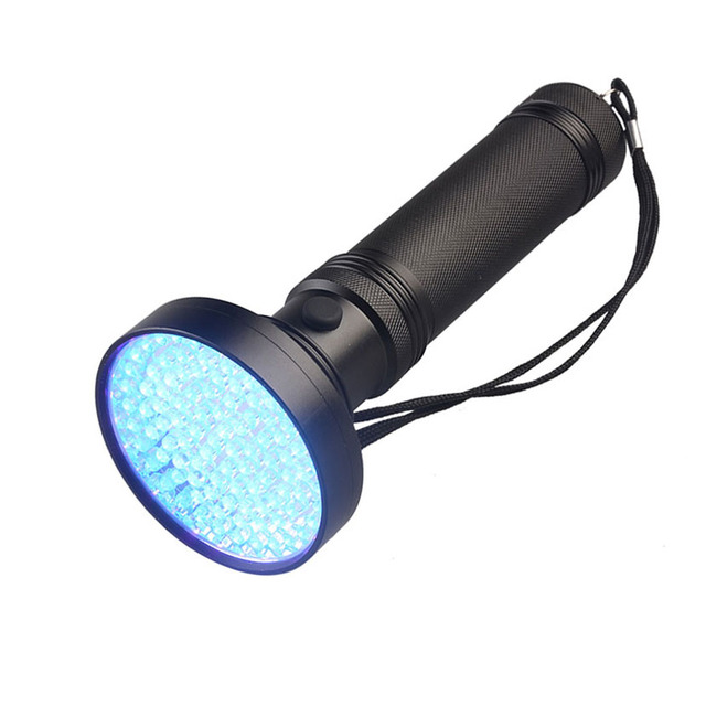 365 Ultraviolet Torch Light Larger Area Stains Fluorescence Detectors 365nm Powerful 100 UV LED Flashlight